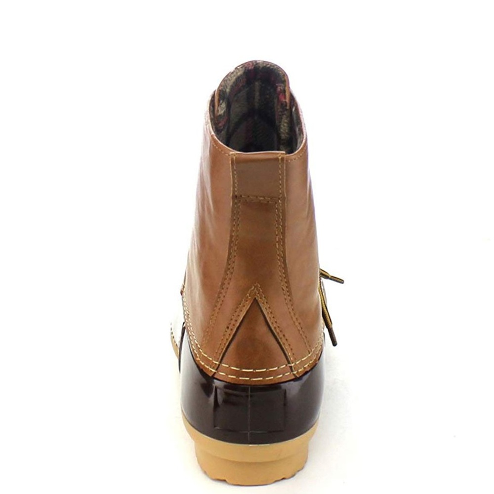 NEW🔥Water Resistant Lace-Up Duck Rain Boot Bootie - Picture 5 of 6